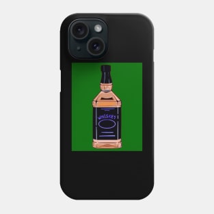 whiskey bottle pop art Phone Case