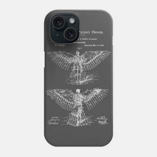 Flying Machine Patent White Phone Case