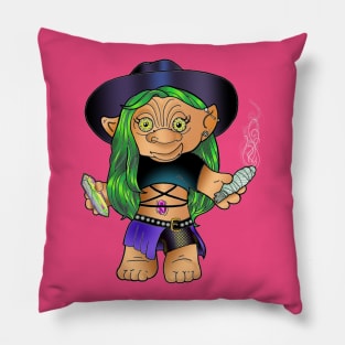 Witch Troll Pillow