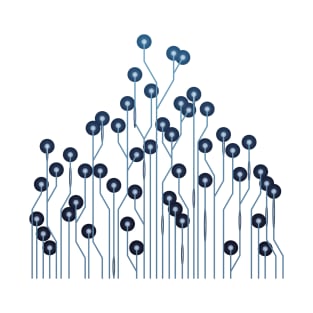 Circuit trace lines on PCB T-Shirt