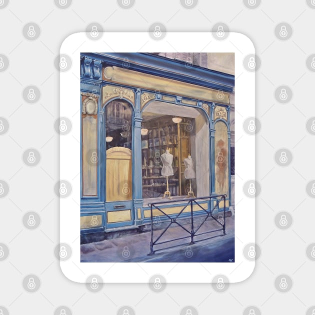 The old shop, France Magnet by Macartvert
