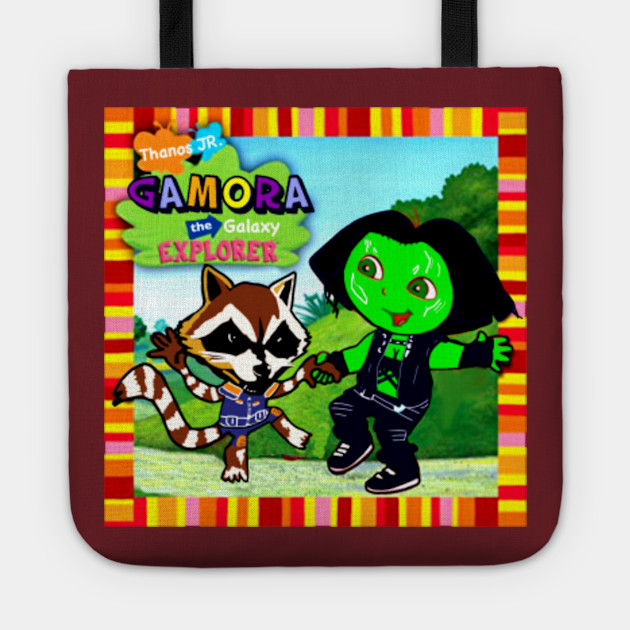 Gamora The Explorer Guardians Of The Galaxy Tote Teepublic