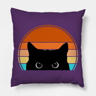 Black Cat Pillow