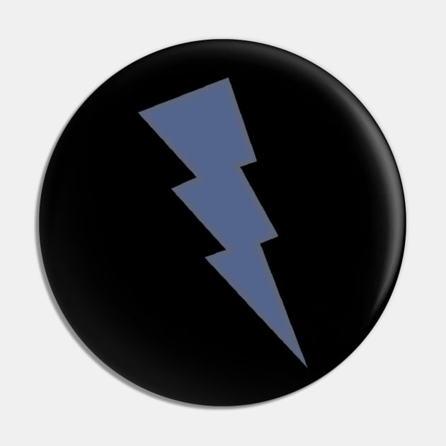 Blue Lightning bolt Pin by VIVJODI