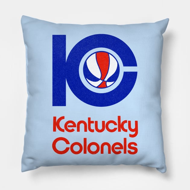 Defunct Kentucky Colonels ABA Basketball Pillow by LocalZonly