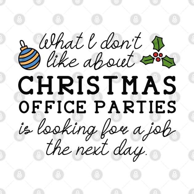 Christmas Office Parties by LuckyFoxDesigns