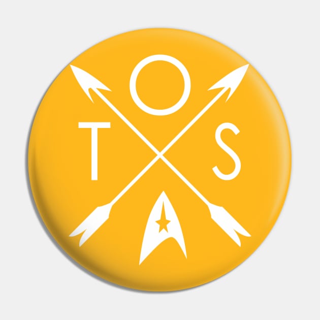 TOS Arrows Pin by PopCultureShirts