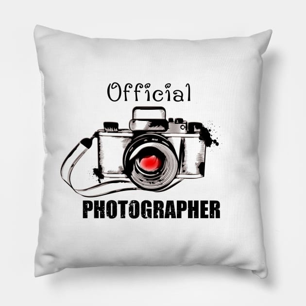 Official photographer Pillow by artsytee