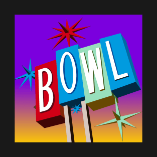 Bowl Sign, Background 2 T-Shirt