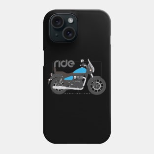 Ride meteor supernova blue Phone Case