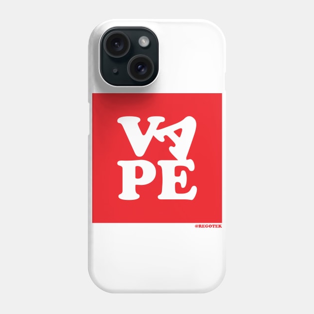 VAPE Phone Case by Rego's Graphic Design