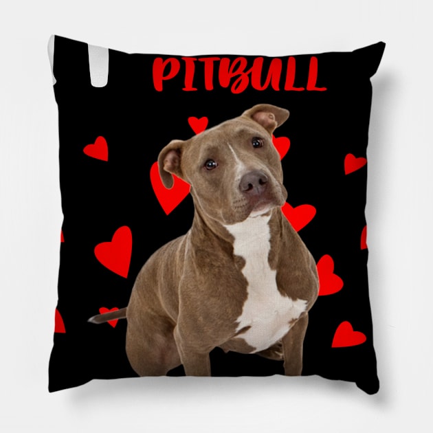 I Really Really Really Love My Pitbull Not Husband Pillow by Komlin