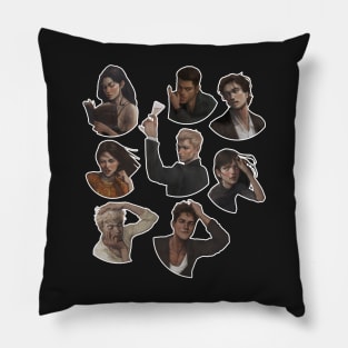 The Atlas Six - 2021 Edition - Sticker Set Pillow