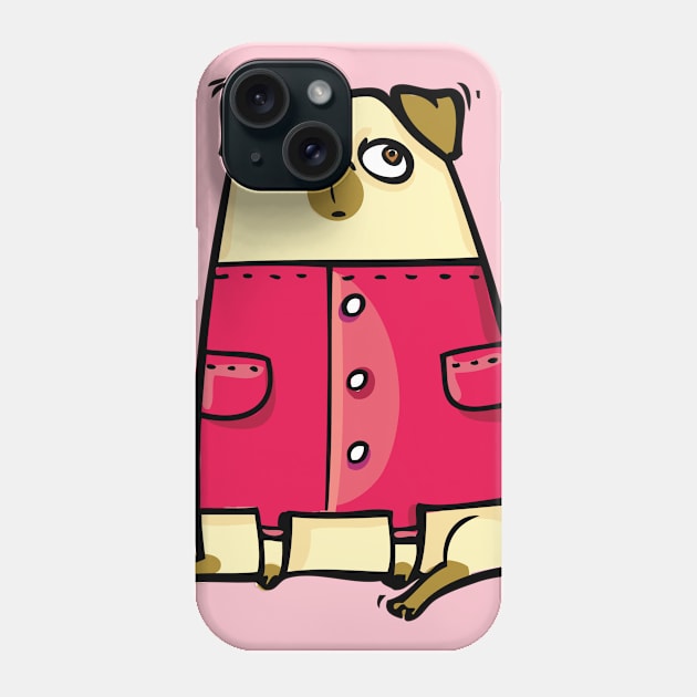 I love Pugs 5 Phone Case by TeesByKimchi