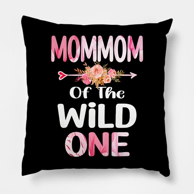 mommom of the wild one mommom Pillow by Bagshaw Gravity