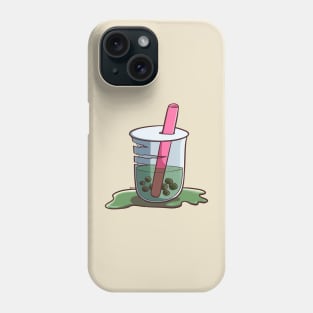 Scratched Boba Milktea Halloween Cute Food Phone Case