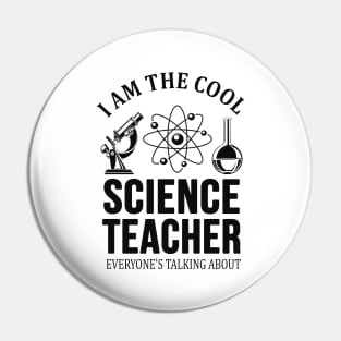 Cool Science Teacher Gift Pin