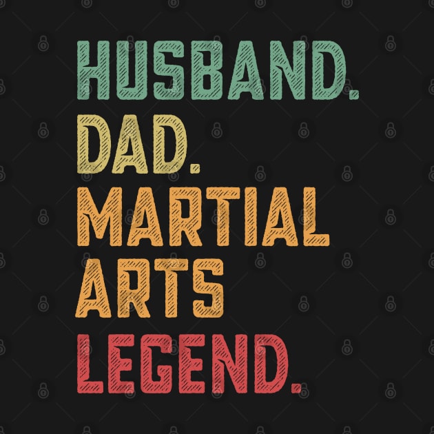 Husband Dad Martial Arts Legend Fight by qwertydesigns