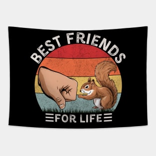 Squirrel Best Friends For Life Tapestry