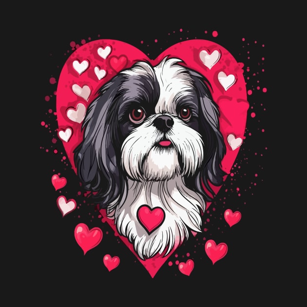 Shih Tzu Valentine Day by JH Mart