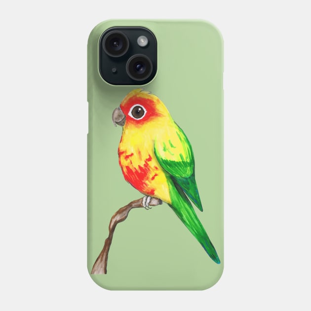 Cute sun conure Phone Case by Bwiselizzy