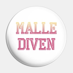 Malle Diven / Holiday Party Shirt Pin