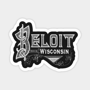 Vintage Beloit, WI Magnet