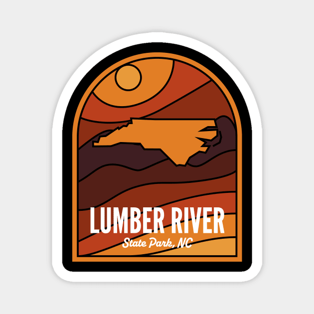 Lumber River State Park North Carolina Magnet by HalpinDesign