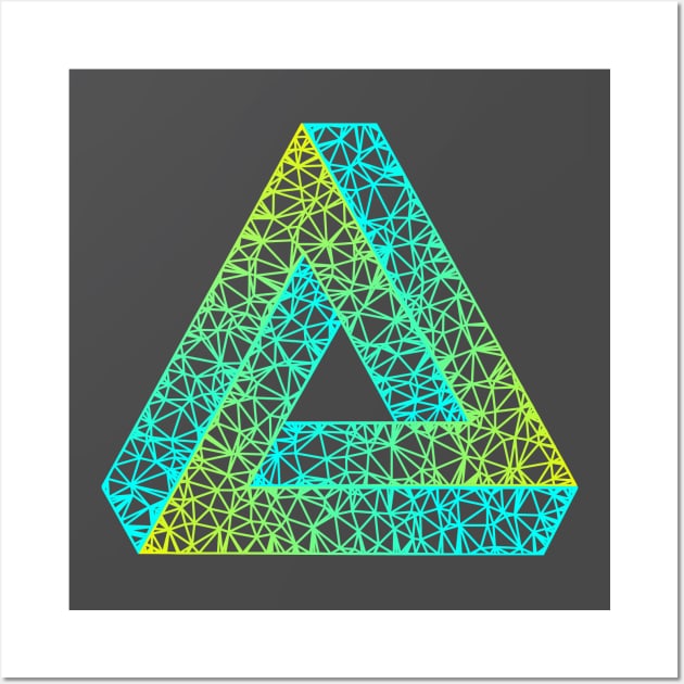 Penrose Triangle -Space Art Print