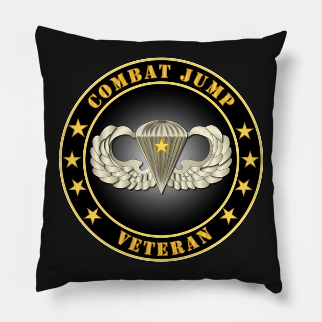 Combat Jump Veteran Pillow by twix123844
