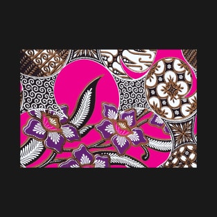 Paisley BATIK Flowers T-Shirt