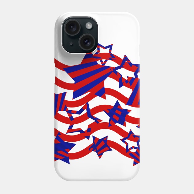 Stars and Stripes Forever Phone Case by MelissaJBarrett