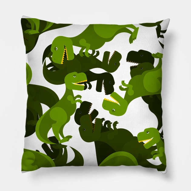 I Love Dinosaur Pillow by ahmad211