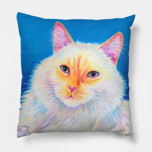 Flame Point Siamese Cat Pillow