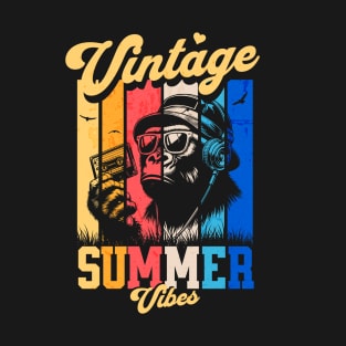 Vintage Summer Gorilla Mix Tape T-Shirt
