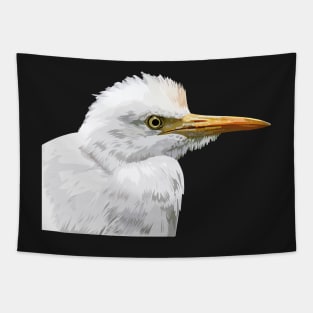 Cattle egret Tapestry