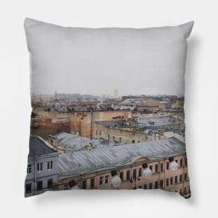 Roof Saint-Petersburg (Russia) Pillow