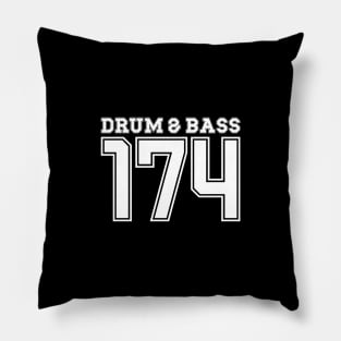 Drum and Bass 174 Pillow