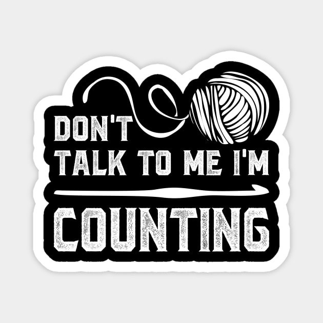 Don't Talk To Me I'm Counting Magnet by SimonL