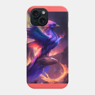 Colourful Pheonix bird Phone Case