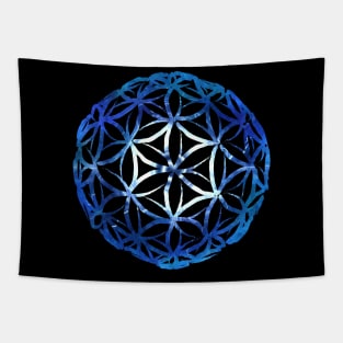 Flower Of Life Sphere Sacred Geometry Tapestry