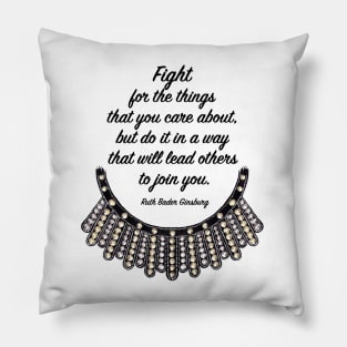 Ruth Bader Ginsburg Pillow