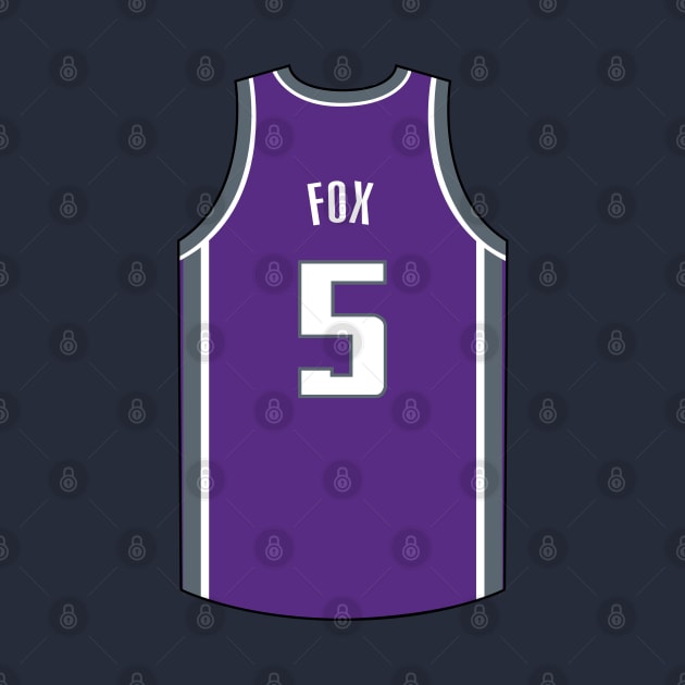 De'Aaron Fox Sacramento Jersey Qiangy by qiangdade