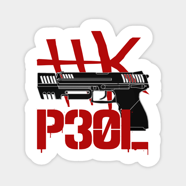 Handgun HK P30L Magnet by Aim For The Face