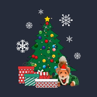 Basil Brush Around The Christmas Tree T-Shirt