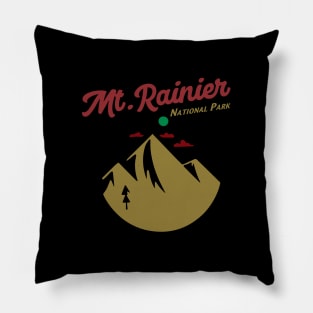 Mt Rainier Washington Pillow