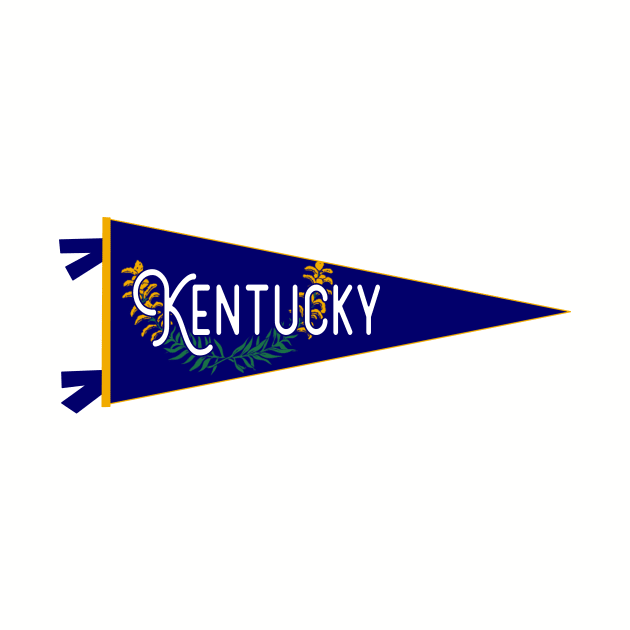 Kentucky Flag Pennant by zsonn