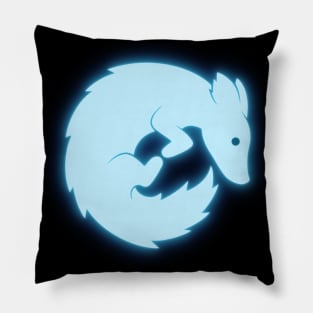 The Ghost Wolf Pillow