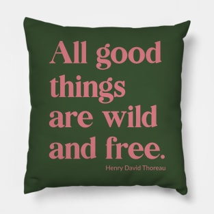 Wild and Free Pillow