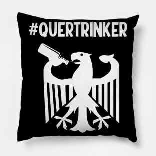 Quertrinker Parodie BRD Humor Bier Party Spaß Fun Pillow